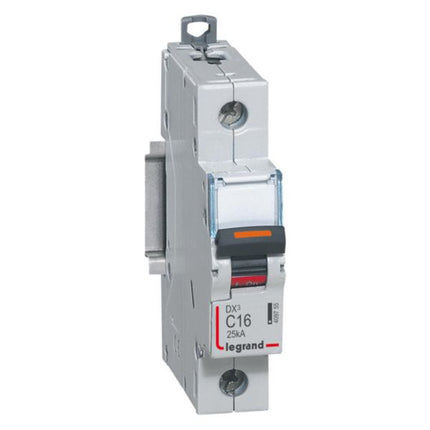 409755Legrandقاطع دائرة Legrand DX3 أحادي القطب 16A منحنى C