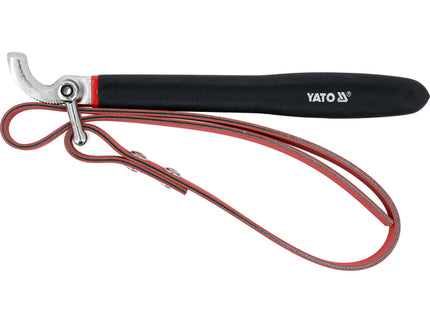YT-0825Yatoمفتاح زيت حزام ياتو 100-200 ملم من الفولاذ الكربوني مطلي بالكروم
