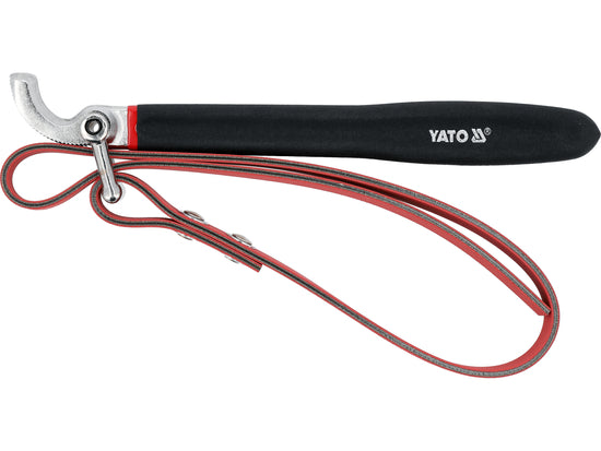 YT-0825Yatoمفتاح زيت حزام ياتو 100-200 ملم من الفولاذ الكربوني مطلي بالكروم