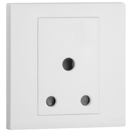MEC31043WHLegrandمقبس أوبريا أحادي الفتحة BS 15A بدون تبديل أبيض مات