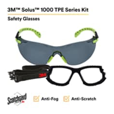 500511312757323Mنظارات الحماية 3M Solus 1000-Series S1202SGAF-KT أخضر/أسود