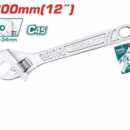 THT1010123Total Toolsمفتاح ربط قابل للتعديل THT1010123