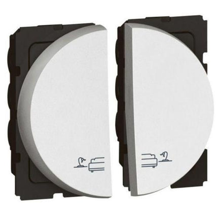 573295Legrandمفتاح أرتيور الأبيض لإضاءة السرير 2 وحدة 10A 250V