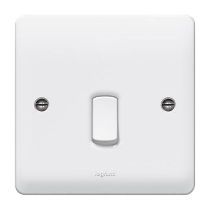 730012Legrandمفتاح ثنائي القطب Synergy 20A 250V أبيض مع مؤشر LED