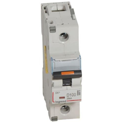 409815Legrandقاطع دائرة Legrand DX3 أحادي القطب 100A منحنى D