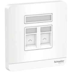 E8332USB-WESchneider Electricشاحن يو اس بي أبيض Schneider AvatarOn