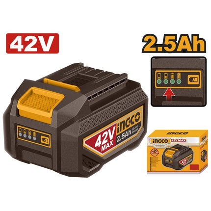 FBLI42251INGCOبطارية INGCO 42V 2.5AH ليثيوم أيون FBLI42251