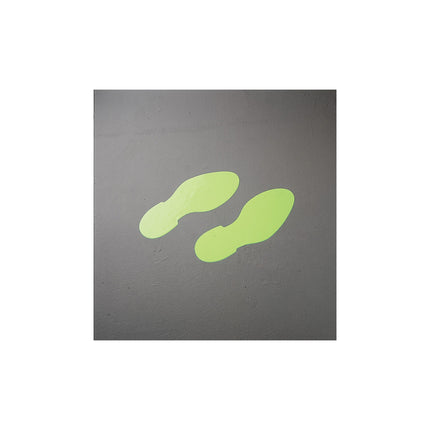Glowinthedark footprint  Right foot
