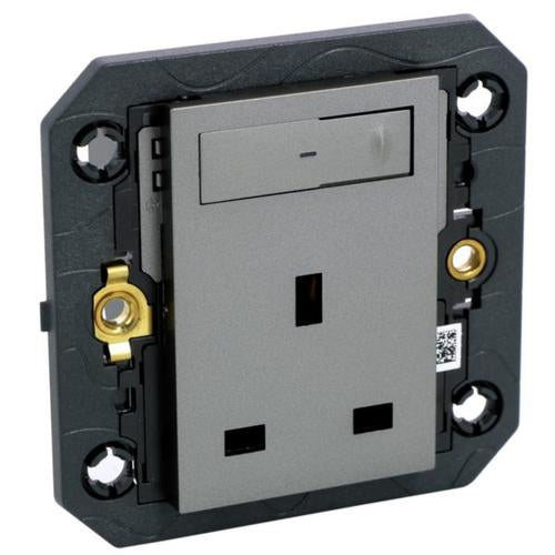 574258LegrandArteor مع Netatmo منفذ طاقة متصل مع مفتاح 1G BS13 رمادي