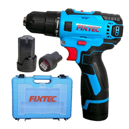 FCD12L07Fixtecمفك براغي كهربائي FIXTEC FCD12L07 12 فولت ببطاريتين