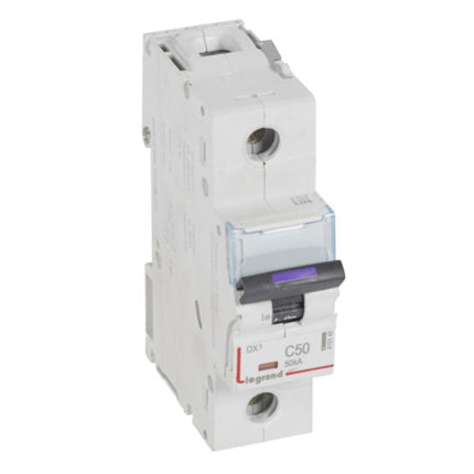 410140Legrandقاطع دائرة MCB DX3 أحادي القطب 50A منحنى C من ليجراند