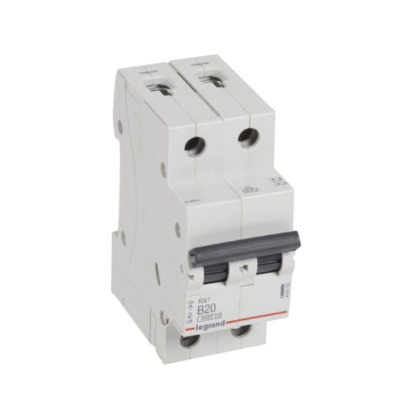 419159Legrandقاطع دائرة Legrand RX3 ثنائي القطب 20A منحنى B