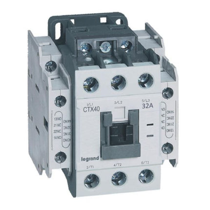 416126Legrandجهاز التلامس ثلاثي الأقطاب من ليجراند CTX³ 32A AC-3 بمحطات برغي