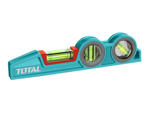 TMT921306Total Toolsمستوى البناء الثقيل من توتال 255 ملم جسم الألومنيوم المصبوب 3 أنابيب