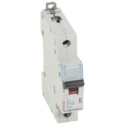 409806Legrandقاطع دورة Legrand DX3 أحادي القطب 10A منحنى D
