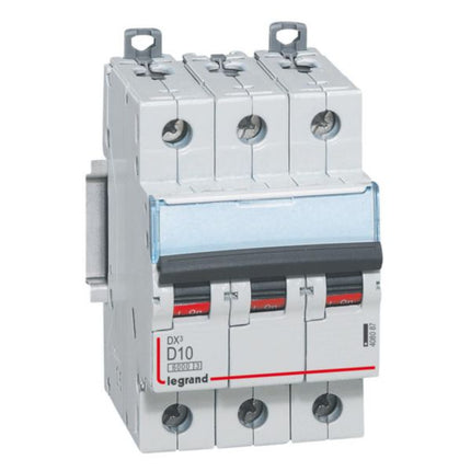408087Legrandقاطع دورة Legrand DX3 ثلاثي الأقطاب 10A من النوع D