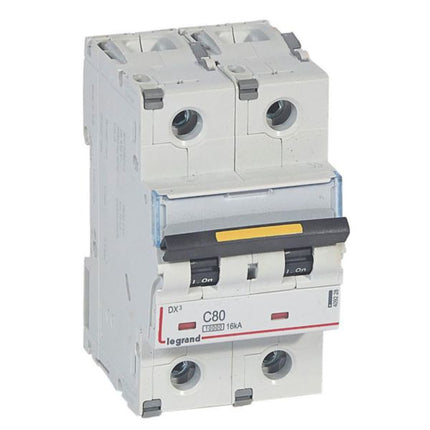 409228Legrandقاطع دارة Legrand DX3 ثنائي القطب 80A منحنى C