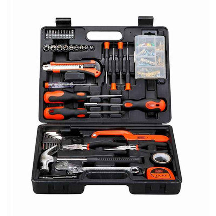BMT126CBlack and deckerطقم أدوات يدوية بلاك آند ديكر BMT126C 126 قطعة برتقالي وأسود