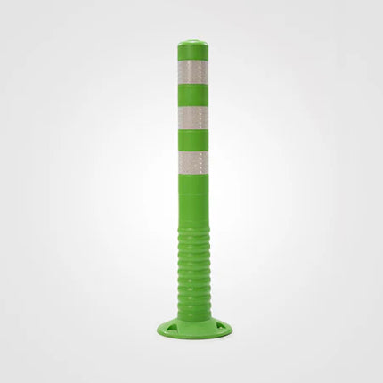 Green Warning Post Safety Marker Traffic Sign