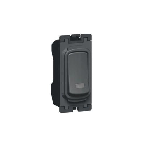 735501Legrandوحدة شبكة مفتاح Synergy أحادية الاتجاه مع نيون 10 AX 250V رمادي