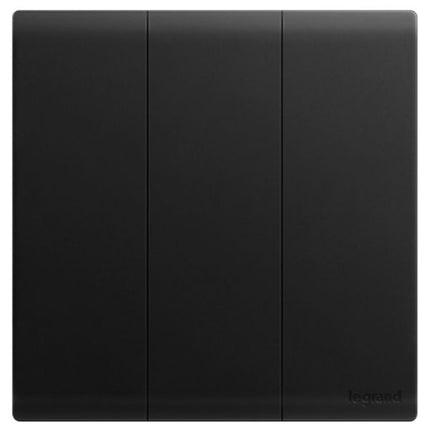 MEC21008BLLegrandمفتاح أوبريا ثلاثي 1-قطب 16A أسود مات