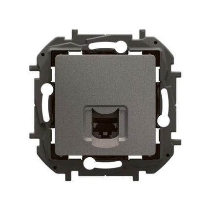 NP4302MGLegrandمقبس نيلوي RJ45 CAT6A FTP رمادي متوسط مثبت بالفلاش
