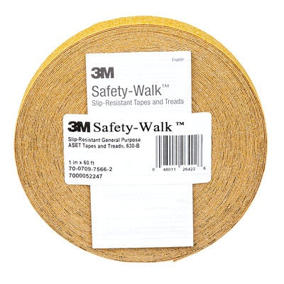 500480112642213Mشريط 3M Safety-Walk المقاوم للانزلاق متعدد الاستخدامات 630-B أصفر