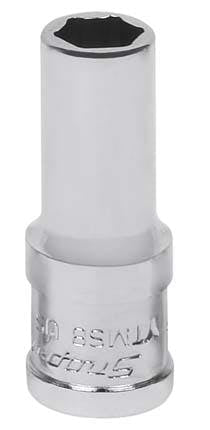 YTMS8Snap-Onمقبس Snap-on بقوة 1/4" سداسي النقاط SAE Flank Drive® Xtra شبه عميق