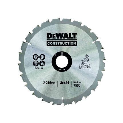 DT1154-QZ /DEWALTدي وولت DT1154-QZ شفرة منشار دائري