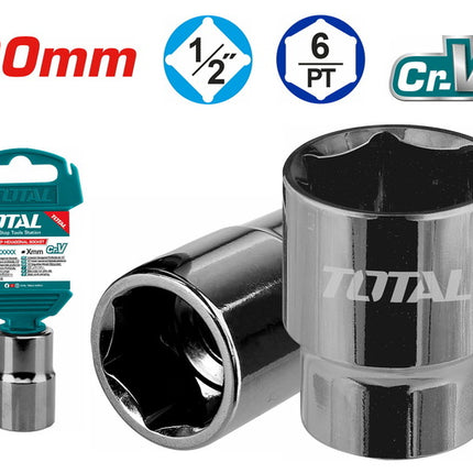 THTST12201Total Toolsمقبس سداسي إجمالي 1/2 "20 مم (THTST12201)