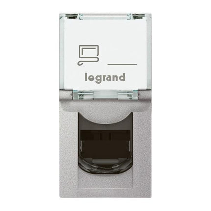 571058Legrandمنفذ Arteor RJ45 الفئة 5e UTP وحدة واحدة ألومنيوم
