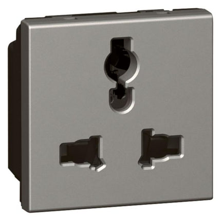 572623Legrandمقبس Legrand Arteor متعدد المعايير 2P+E غير مفتوح محمي 2 وحدات مغنيسيوم