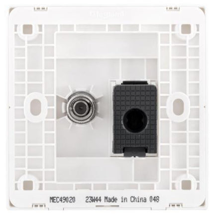 MEC49020WHLegrandمقبس Obria RJ45 الفئة 6 + التلفاز الأبيض