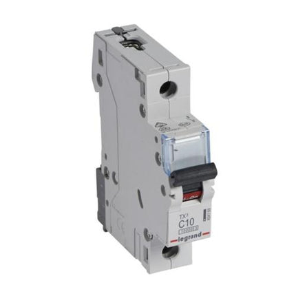 404169Legrandقاطع دارة Legrand TX3 أحادي القطب 10A بسعة 10kA