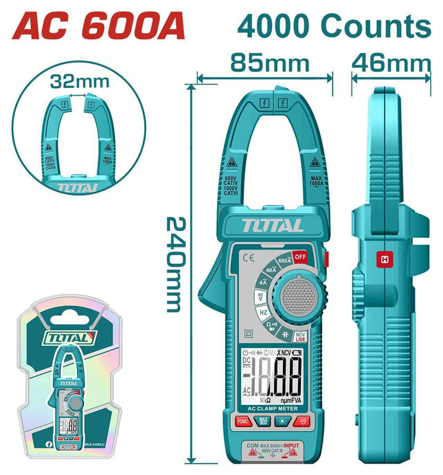 TMT766001Total ToolsTMT766001 جهاز قياس التيار المتردد الرقمي