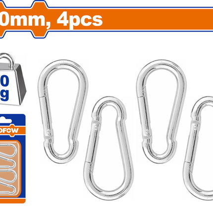 WQL2K02Wadfow مجموعة خطافات تسلق WADFOW 50 مم 4 قطع