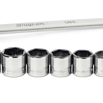 210RAFSMASnap-Onمجموعة مقابس درايف 3/8 بوصة مترية من Snap-on