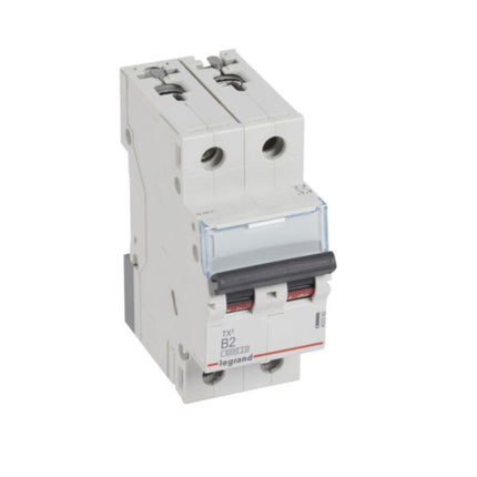 403380Legrandقاطع دائرة Legrand TX3 ثنائي القطب 2A منحنى B بقدرة 6000A