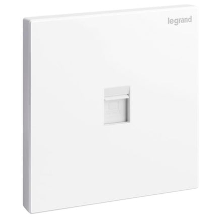282461Legrandجاليون مقبس RJ45 أحادي الوحدة فئة 6 UTP أبيض