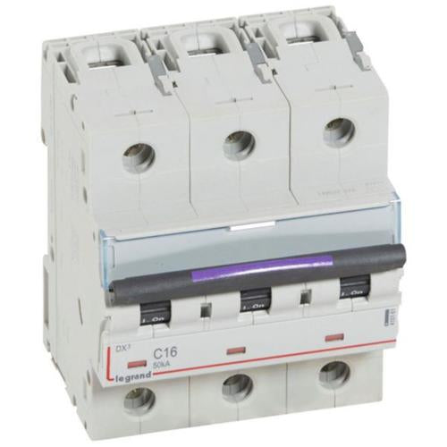 410161Legrandقاطع دارة Legrand DX3 ثلاثي الأقطاب 16A منحنى C