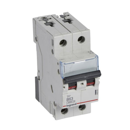 403393Legrandقاطع دارة Legrand TX3 ثنائي القطب 63A منحنى B