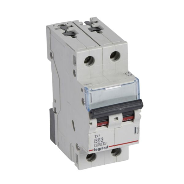 403393Legrandقاطع دارة Legrand TX3 ثنائي القطب 63A منحنى B