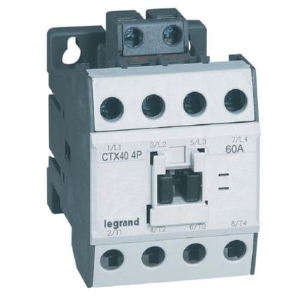 416436Legrandمقبس كهربائي Legrand CTX3 رباعي الأقطاب 60A 230V AC
