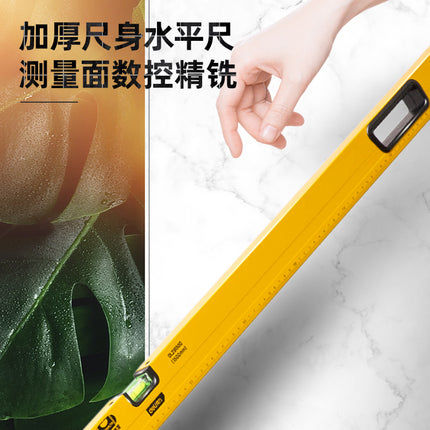 DL291500Deliأداة دلي DL291500 مستوى 1500 مم قاعدة مملسة بدقة 0.5 مم/م (أصفر)