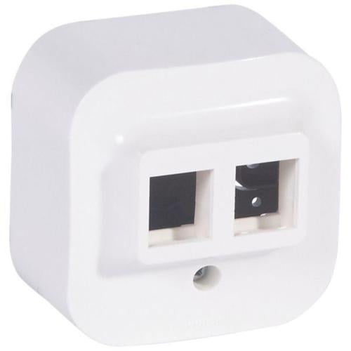 782426Legrandفوريكس موصل مفتاح RJ45 مزدوج أبيض