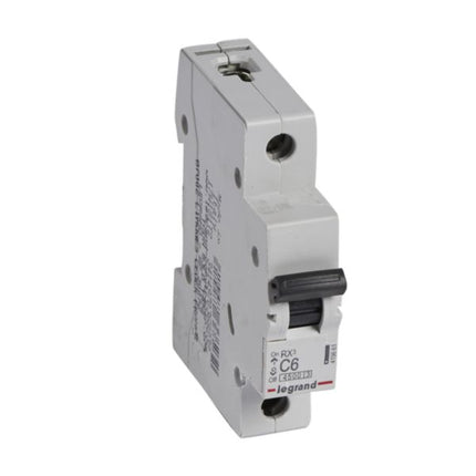 419661Legrandقاطع دائرة Legrand RX3 أحادي القطب 6A منحنى C