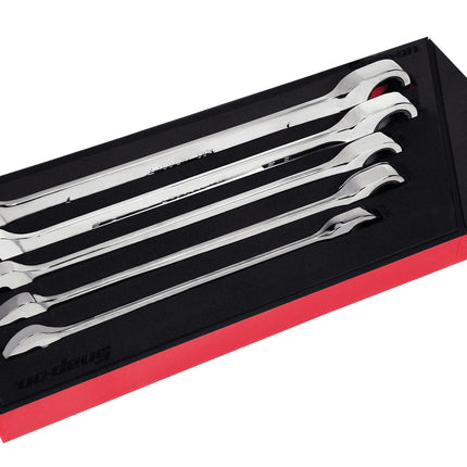 SOXR02FBRASnap-Onمجموعة مفاتيح ربط ذات 5 قطع بـ 12 نقطة SAE Flank Drive Plus