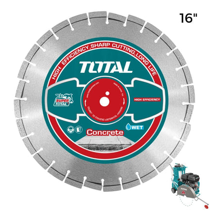 TAC2144053Total Toolsقرص قطع ماسي TOTAL للخرسانة 405 ملم رطب