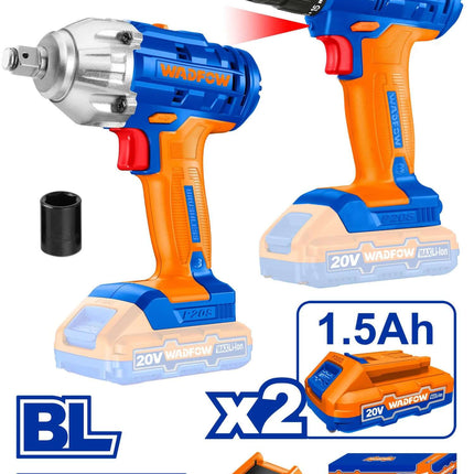 WCK2017Wadfow مجموعة أدوات لاسلكية 2 قطع WCK2017