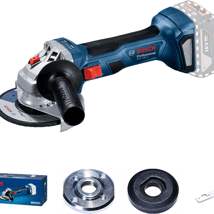 Cordless Angle Grinder | GWS 180-LI IN CARDBOARD BOX WITH NUT